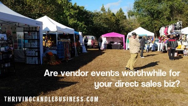 Is it worthwhile to do vendor events for your Scentsy business?