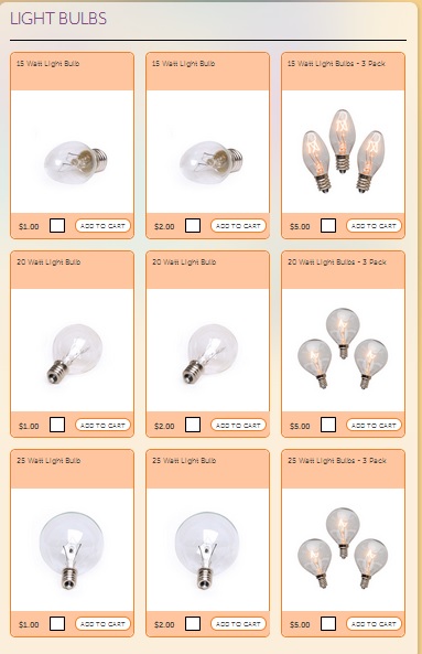 Scentsy Bulb Size Chart