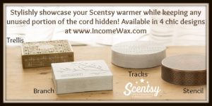 Scentsy stands to hide cords