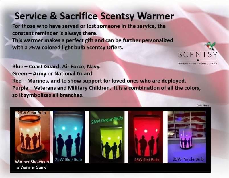 Support Our Troops Red Day Join Buy Scentsy