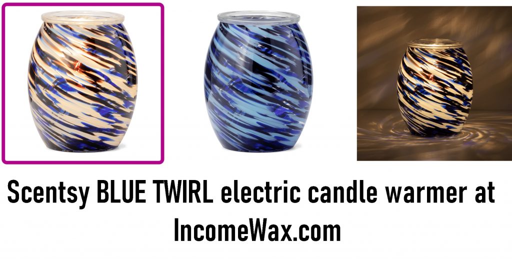 Scentsy blue twirl warmer